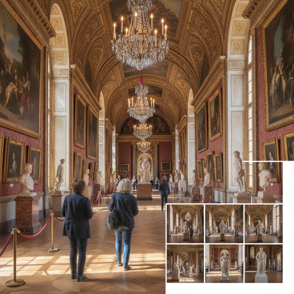 Photographing Hidden Courtyards of the Louvre